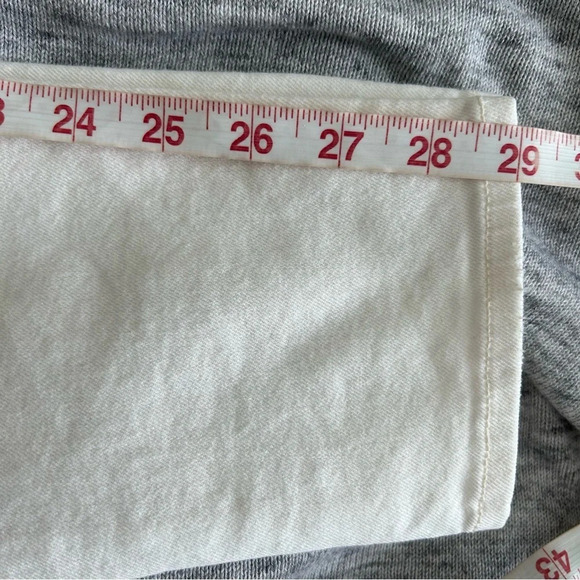 NWT MOTHER The Pixie in Taste The Rainbow Slim Jean 26 white off white. - Picture 11 of 11